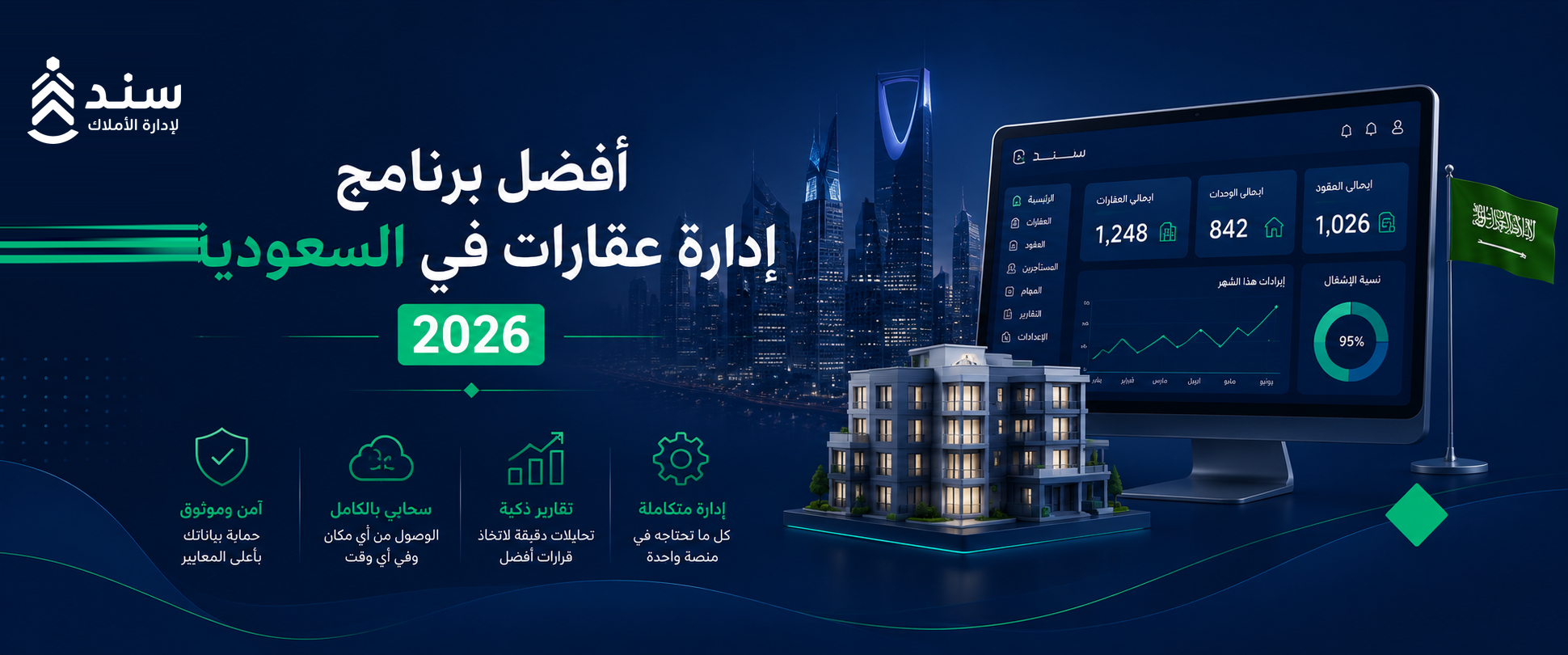 أفضل برنامج إدارة عقارات في السعودية 2026 (مقارنة شاملة)
